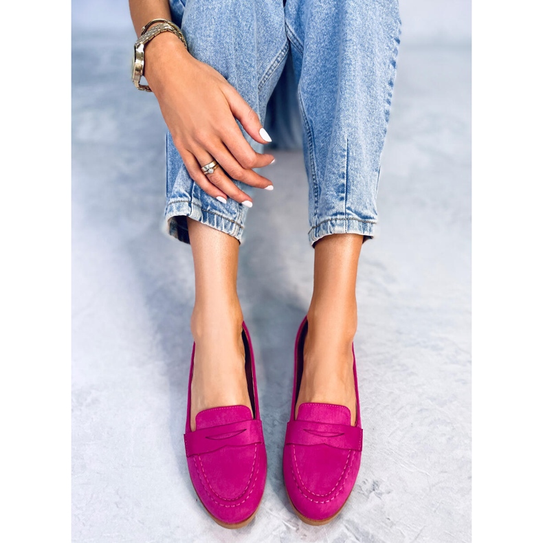 Mocassins femme Ponchet Fuchsia rose 1 Mocassins femme Ponchet Fuchsia rose 1