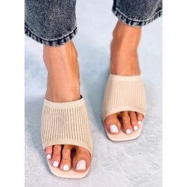 Greet Sandales à talons beiges 1