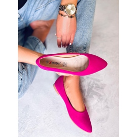 Seastar Ballerines Keys Fuchsia avec semelle intérieure en cuir rose 5