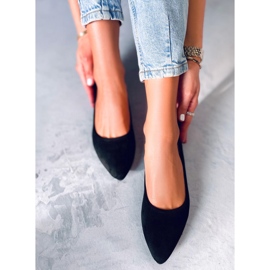 BM Ballerines avec insert en cuir Keys Noir le noir 3