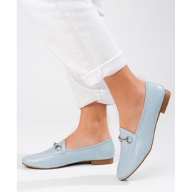 Mocassins pour femmes bleus de Vinceza 2