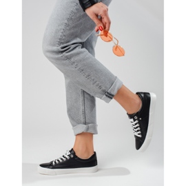 Baskets Vinceza noires classiques pour femme 2