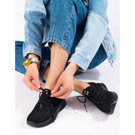 Chaussures de sport pour femmes en textile léger Shelovet noir le noir 1