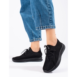 Chaussures de sport pour femmes en textile léger Shelovet noir le noir 2