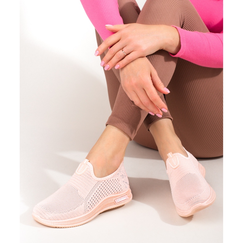 SHELOVET Chaussures de sport légères en textile pour femme rose T.Sokolski 2