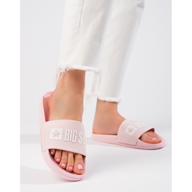 Chaussons roses classiques pour femmes Big Star FF274A201600 2