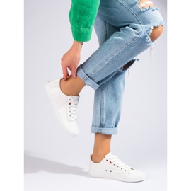 Baskets blanches pour femmes Big Star JJ274001 1