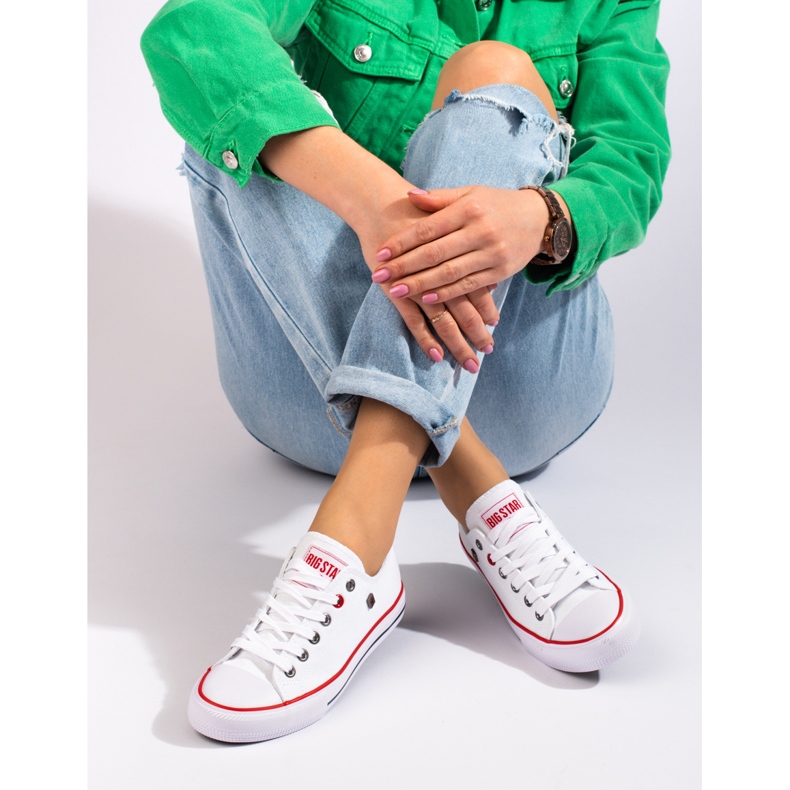 Baskets classiques blanches Big Star T274022101 1