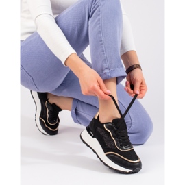 Baskets plateforme femme Shelovet noir le noir 1