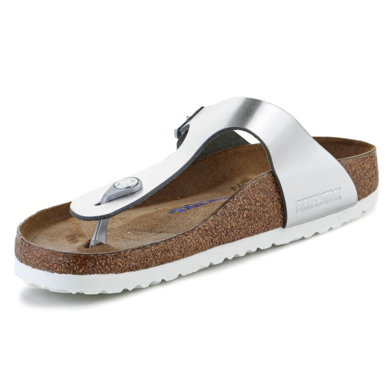 Brinkenstock Birkenstock Giizeh Argent Tongs W 1003675 1