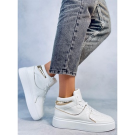 Baskets montantes blanches Erva 2