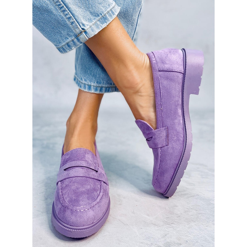 BM Mocassins femme Dawson Violet 1 BM Mocassins femme Dawson Violet 1