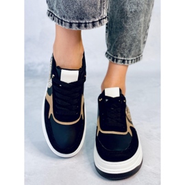 BM Baskets plateformes noires Boyd le noir 1