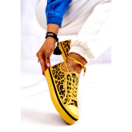 Baskets Femme Pantera Big Star JJ274616 Jaune 1