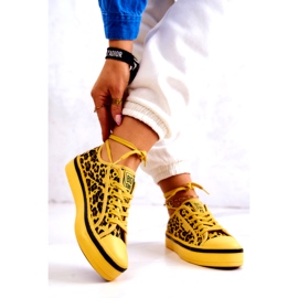 Baskets Femme Pantera Big Star JJ274616 Jaune 3