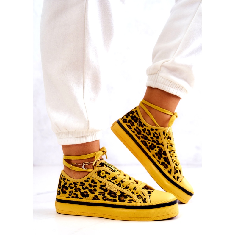 Baskets Femme Pantera Big Star JJ274616 Jaune 4