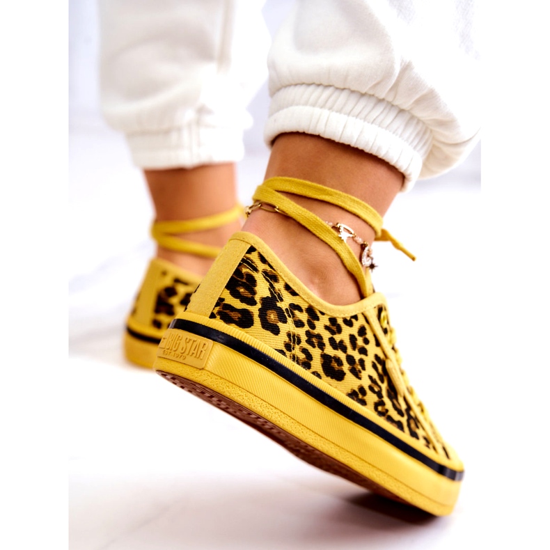 Baskets Femme Pantera Big Star JJ274616 Jaune 5