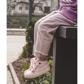 Baskets montantes classiques pour enfants Big Star LL374003 Rose 1
