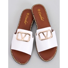 BM Chaussons femme Tonya White blanc 1