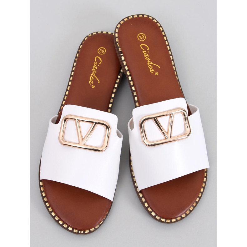 BM Chaussons femme Tonya White blanche 1 BM Chaussons femme Tonya White blanche 1