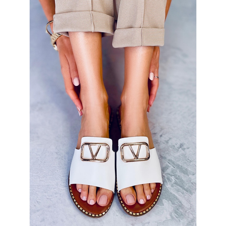 BM Chaussons femme Tonya White blanc 2