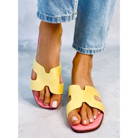 Chaussons femme Kalani Jaune 2