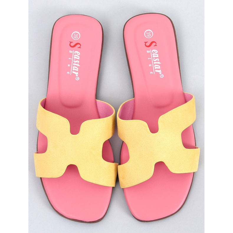 Chaussons femme Kalani Jaune 1