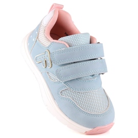 Evento Chaussures de sport fille à velcro Miss❤E menthe vert 1