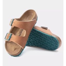 Birkenstock Arizona Bs Jr 1023406 chaussons brun 2