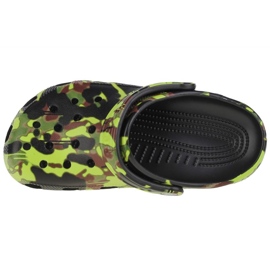 Tongs Crocs Classic Spray Camo Clog 208305-001 vert 2
