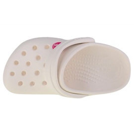 Slides Crocs Crocband Collier extensible Jr 208270-94S blanche 2