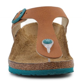 Birkenstock Gizeh Desert Soil Ginger Jr 1024327 tongs brun 1