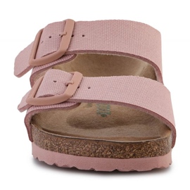 Birkenstock Arizona Rivet Logo Chaussons Femme 1021473 rose 1