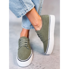 BM Baskets femme Ming Green vert 1