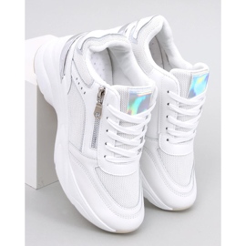 BM Mcbride Baskets compensées blanches 5