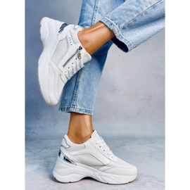 BM Mcbride Baskets compensées blanches 3