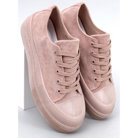 Baskets à plateforme Curtis Kaki beige 1