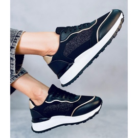 Baskets Breland noires pour femme le noir 1