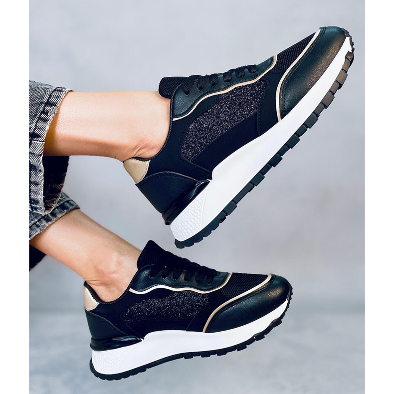 Baskets Breland noires pour femme 1