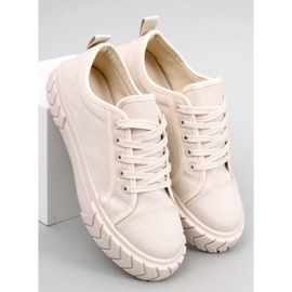 Baskets compensées femme Hampton Beige 1