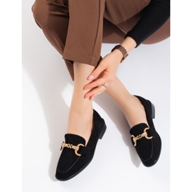 Seastar Mocassins en daim Shelovet pour femmes noir le noir 6