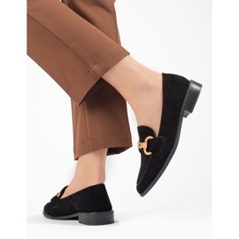 Seastar Mocassins en daim Shelovet pour femmes noir 2