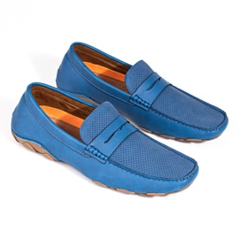 Mocassins Shelovet homme bleus 2 Mocassins Shelovet homme bleus 2