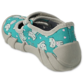 Befado chaussures pour enfants speedy 109P238 gris vert 2