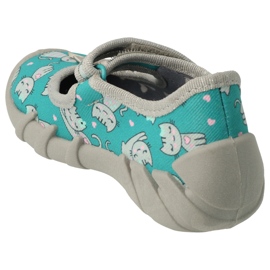Befado chaussures pour enfants speedy 109P238 gris vert 5