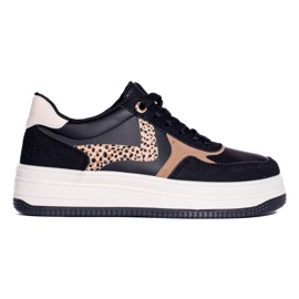 Chaussures de sport pour femmes sur la plate-forme noire Shelovet 1