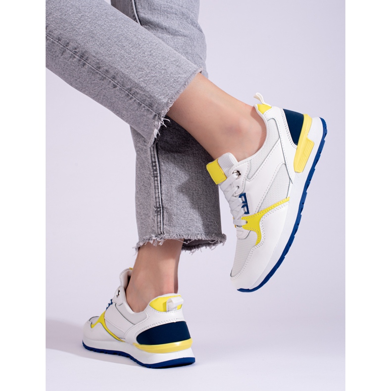 Chaussures de sport femme Shelovet blanche 1