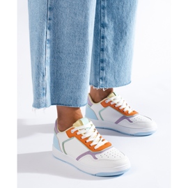 Chaussures de sport multicolores Shelovet pour femme blanc 2