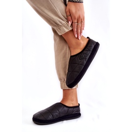 Pantoufles isolées pour femmes Big Star KK274606 noir 3