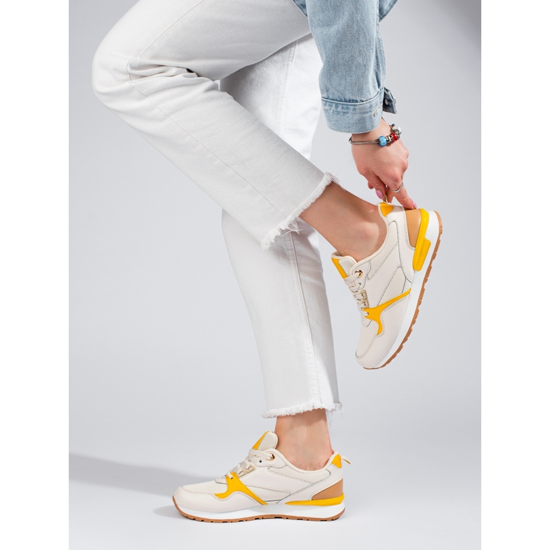 Chaussures de sport femme Shelovet beige 2